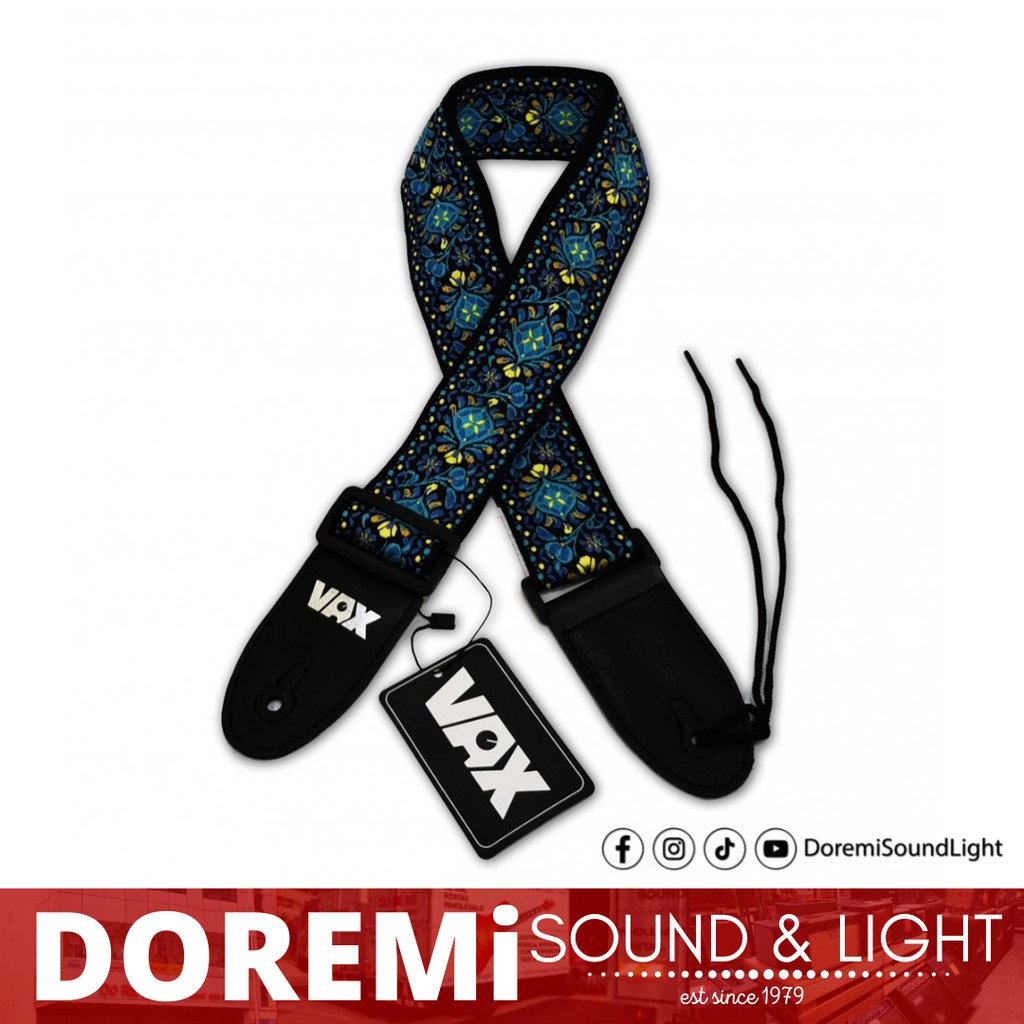 VAX MPLJC Jacquard Guitar Strap / Strap Gitar