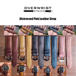 สายนาฬิกาแบบหนัง รุ่น Distressed Leather Straps