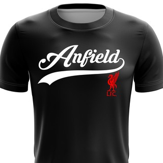 เสื้อยืด ลาย Liverpool FC แบบแห้งเร็ว ไซซ์ XS - 7XL (Anfield)