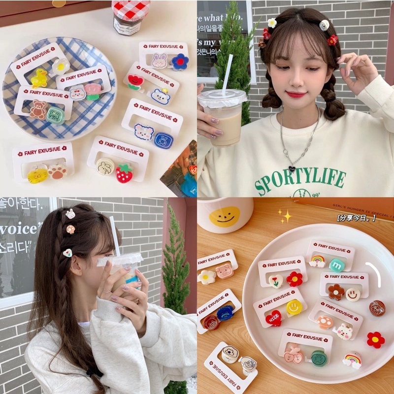 กิ๊บติดผม กิ๊บหนีบผม กิ๊บตัวเล็กสีสันสดใส พร้อมส่งในไทย