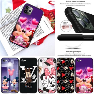 เคสโทรศัพท์มือถือ ลายการ์ตูนมิกกี้ มินนี่เมาส์ สําหรับ iPhone 5 5S 6 6S 7 8 11 Pro Max Plus SE XR IJ101