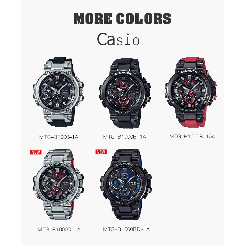 ของแท 100 ถ กท ส ด นาฬ กา Casio G Shock Mtg B1000 Mtg B1000b 1a4 Mtg B1000 1aspecial Color ประก น Cmg Shopee Thailand