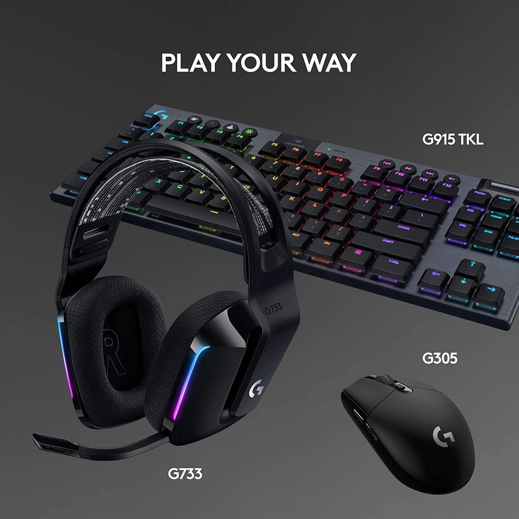 logitech g733 lightspeed black