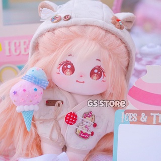 ตุ๊กตาไอดอลผมยาว สีชมพู 20 ซม. SULLYOON HAEWON JIWOO Winter Karina Ningning Giselle Girls Group อุปกรณ์เสริม สําหรับของขวัญ