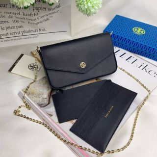 Tory Bruch กระเป๋าทรงสวย ขนาดกระทัดรัด สะพายเป็น crossbody หรือถือเป็นครัช