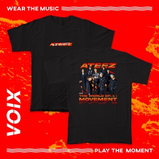 เสื้อยืด พิมพ์ลาย Kpop ATEEZ The World EP.1: Movement สําหรับผู้ชาย