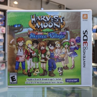 (ภาษาอังกฤษ) มือ1 3DS Harvest Moon Skytree Village แผ่นเกม Nintendo 3DS เกม3ds