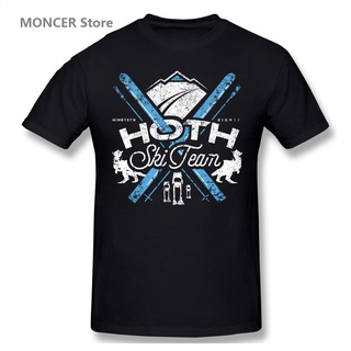 เสื้อยืดfashionเสื้อยืดแขนสั้น ผ้าฝ้าย พิมพ์ลายกราฟิก Hoth Ski Team สไตล์คลาสสิก สําหรับผู้ชาย UI321T42547S-5XL