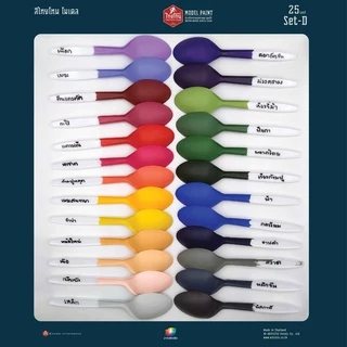สีโมเดลไทยโทน :เนื้อด้าน:ThaiTone Model Paint:Matte:จำปา T3060 : ขนาด 20 ml by ARTISTICเหมาะสำหรับงาน Model Paint