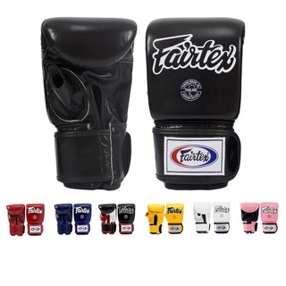 นวมชกมวยฝึกซ้อม Fairtex Sparring Gloves TGO3 – Open Thumb For Unisex Training Gloves ดีไซน์หัวแม่มือแบบเปิด หนังแท้