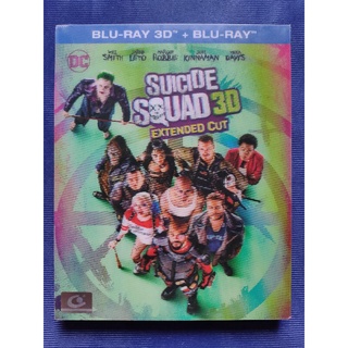 Blu-ray **แท้** : Suicide Squad/ ทีมพลีชีพมหาวายร้าย(BD..3D+2D Thea.+2D Ext.Cut+Lenticular)