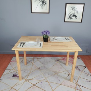 โต๊ะกินข้าว โต๊ะอาหาร Evergreen-Furniture Dining Table  TC-1274-S (ราคานี้เฉพาะโต๊ะ) ทำจากไม้ยางพารา