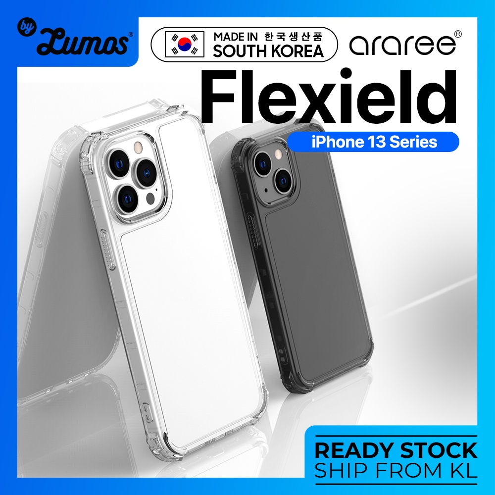 Araree A-pple iP 13 / 13 Mini / 13 Pro / 13 Pro Max Flexield Soft Clear Cover Protective Case