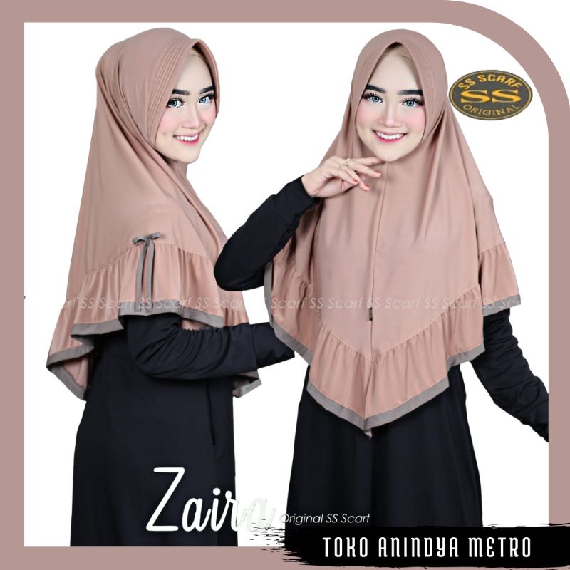 Zaira Model Sorong Jersey Instant Hijab