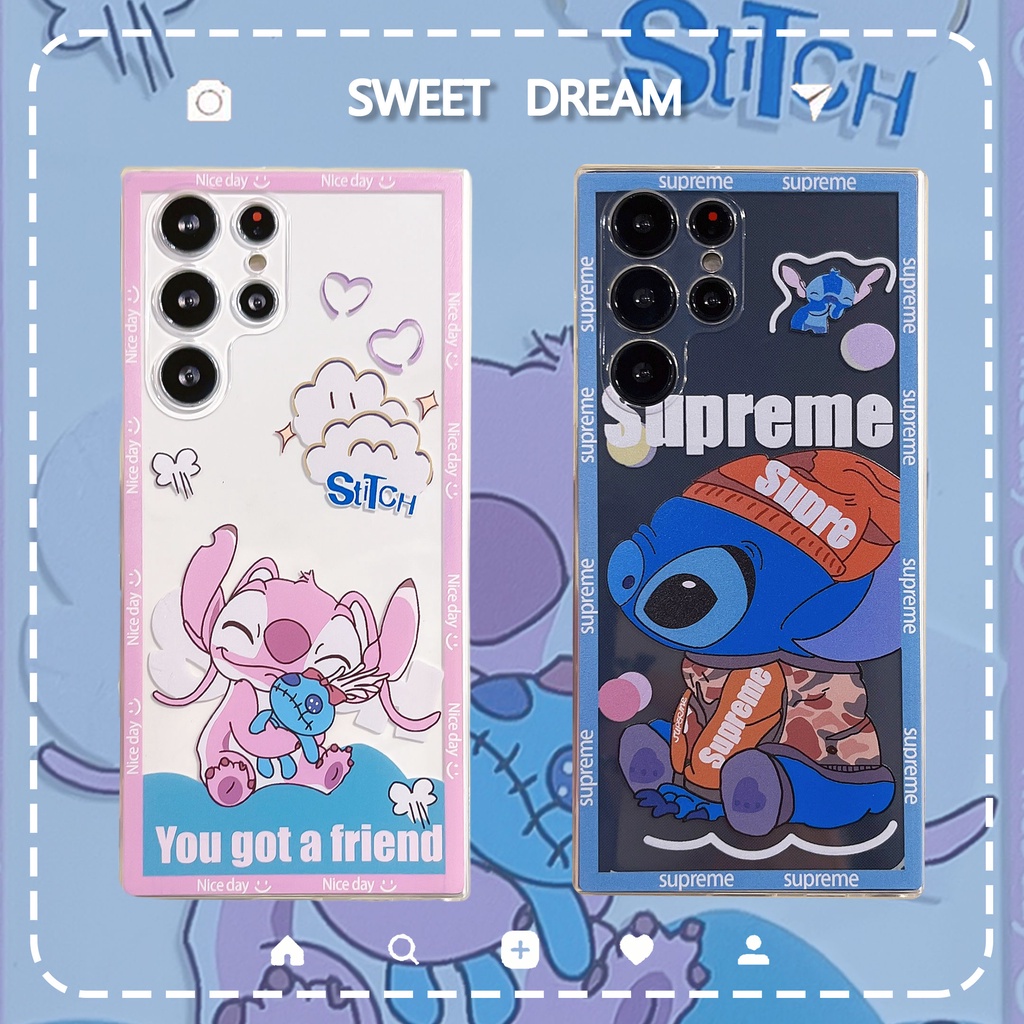การ์ตูน น่ารัก ตะเข็บ เคส Samsung Galaxy S25 Ultra S24FE S24 Ultra S23FE S23 Ultra S22 Ultra S21FE S20 S21 S22 S23 S24 Plus + S20FE S21 Ultra A55 A54 A53 A33 A13 A72 A71 A51 ใหม่ เรียบง่าย โปร่งใส ป้องกันการหล่น ซิลิกาเจล นุ่ม ซัมซุง เคส