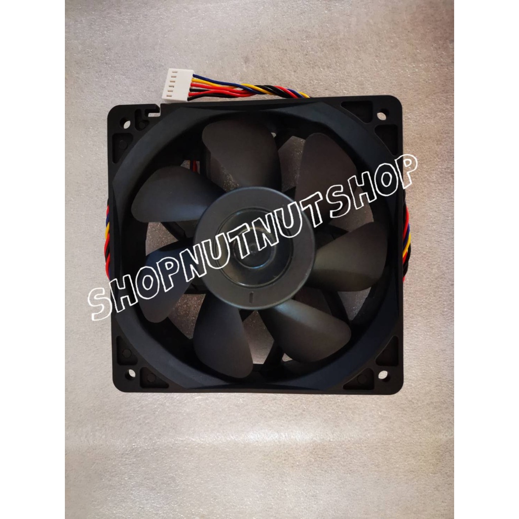 พร้อมส่ง พัดลม FAN Asic L2 หัวต่อ 6 พิน (สายไฟ 6 เส้น) (AVC:DBPJ1238B2G) 3.12A  Fan 12 CM. (ของใหม่)