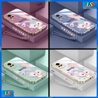 เคส Vivo Y31 เคส Vivo x60 PRO เคส Vivo x60 x50 PRO X70 PRO Y17 Y15 Y12 Y11 Y21 Y21T T1X Y33T Y33S เคสโทรศัพท์มือถือ ลายการ์ตูนกระต่าย StellaLou TZ