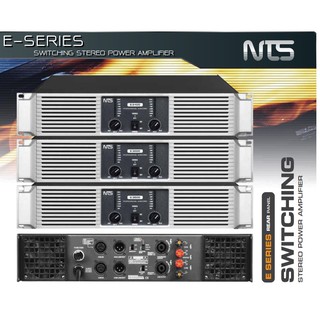 พาวเวอร์แอม NTS E2400 poweramp คราส H กำลังสูงเสียงชัดเจน ใส ไม่เบลอ ความร้อนต่ำ โหลดต่ำ 2 โอห์มสบาย