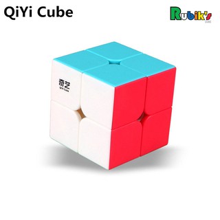 Qiyi รูบิค 2X2X2 ของเล่นฝึกสมอง Speed Rubik Cube Professional Magic Cube Rubiks Puzzle