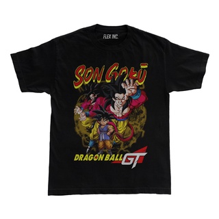 เสื้อยืด แบบหนา พิมพ์ลายอนิเมะ Dragon Ball GT Super Saiyan 4 Goku SSJ4