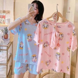 *ลดอิก10%ใส่โค้ดANNKT099เมื่อซื้อ1บาทแรกลดทั้งร้านปัง💥💥หมดเขต30เมย.นี้เท่านั้น‼️.. ชุดนอนเดซี่แขนสั้น-ขาสั้น