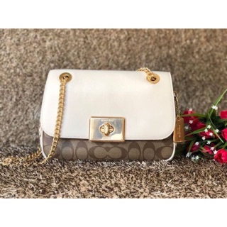 CASSIDY CROSSBODY IN SIGNATURE CANVAS (COACH F48620) KHAKI MULTI /IMITATION GOLD