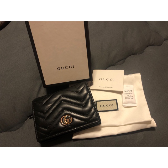 Gucci mini wallet สีดำ