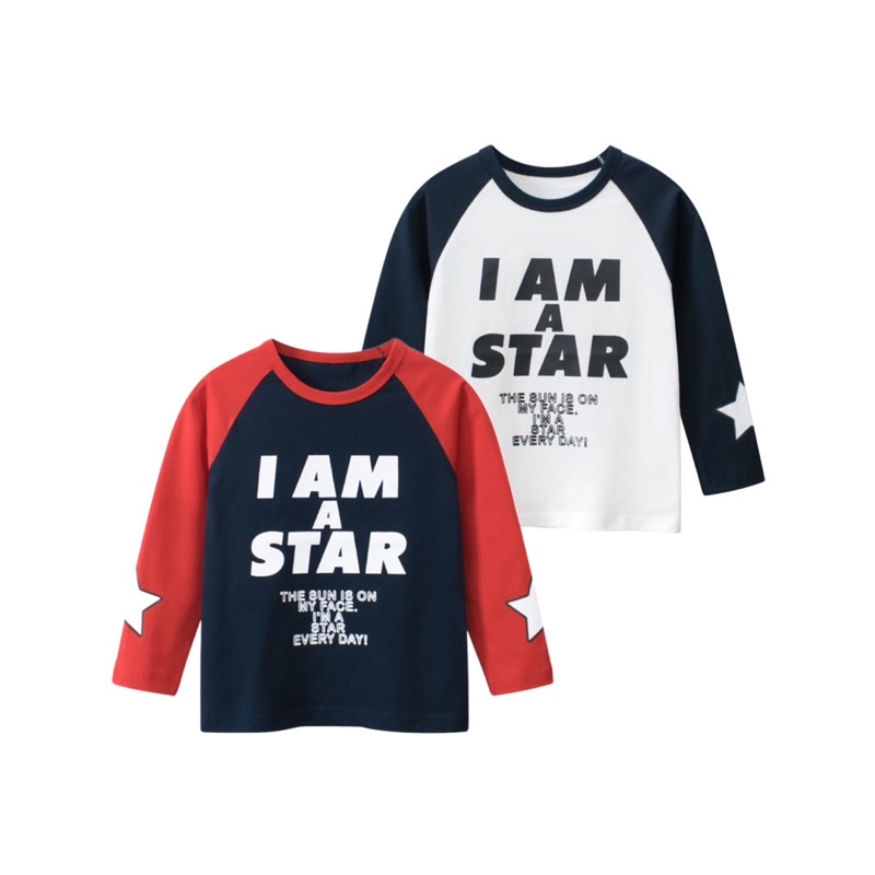 3096 27kids เสื้อแขนยาวเด็ก I AM A STAR