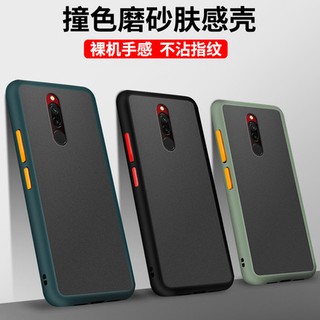 [ส่งจากไทย] เคสกันกระแทก ปุ่มสีผิดด้าน Case Xiaomi Redmi 9（2020）เคสโทรศัพท์ ออฟโป้ ขอบนิ่มหลังแข็ง เคส Redmi 9