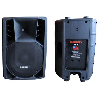 ตู้ลำโพงไฟเบอร์ DECCON P.A. 15" DK-4 2 Way 2ทาง เสียงกลางแหลม Woofer 15"