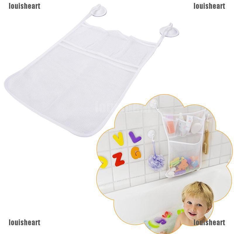 thro 1x Fashion Baby Bath Bathtub Toy Mesh Net Storage Bag Organizer ...