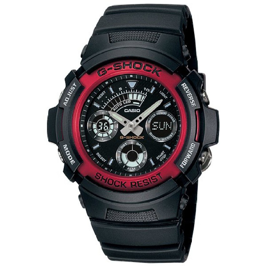 Casio G-Shock Men Watch model AW-591-4A (black/red)