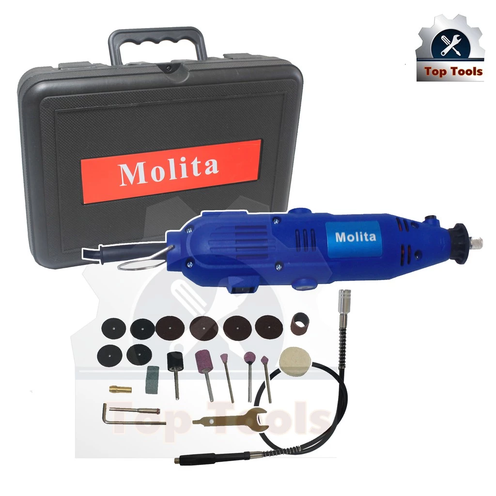 MOLITA เครื่องเจียรสายอ่อน 220วัตต์ เครื่องเจียร์ไฟฟ้า ครื่องมือช่าง เจียรสายอ่อน