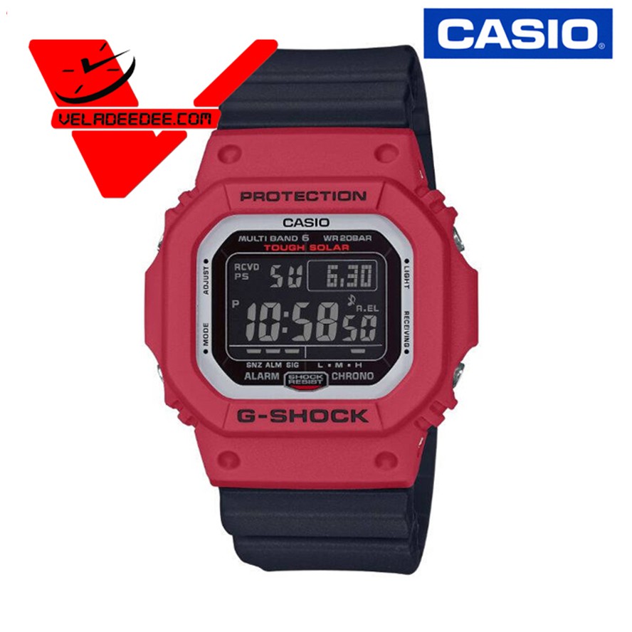 นาฬิกา Casio G-Shock Bluetooth Multiband (CMG ศูนย์เซ็นทรัล 1 ปี) GW-M5610RB-4DR  สายเรซิ่น รุ่น GW-