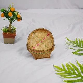 กระบุงตังค์ กระบุงแม่ค้า (กระบุงฝาเทินขอบสี)กระบุงตังค์ราคาถูก