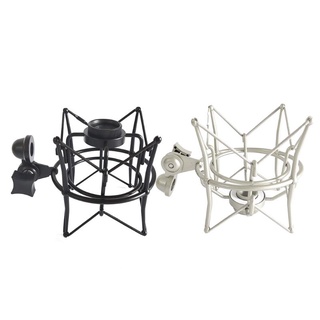 WU Microphone Metal Shock Mount Bracket Spider Shockproof Suspension Mic Holder