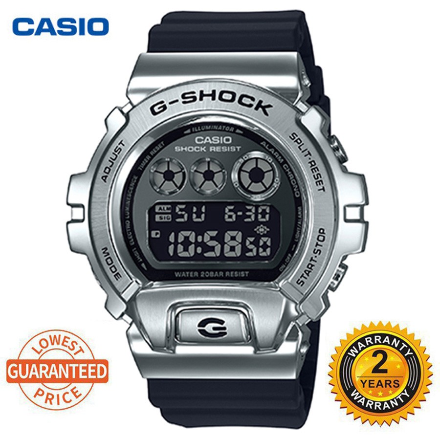 ღღOverseas direct mail Casio sports electronic watch men's gm-6900 Gold Silver Red 25th Anniversary jam watches YcfY