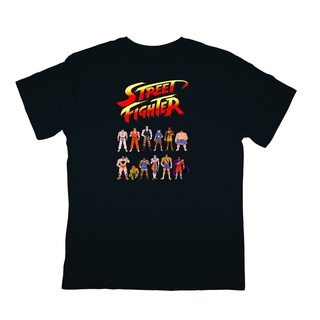 เสื้อยืดผ้าฝ้ายพิมพ์ลายแฟชั่น เสื้อยืดผ้าฝ้าย พิมพ์ลาย Street Fighter Ken Ryu Arcade Fighter ideo Game XX EMjljo71OJbolm