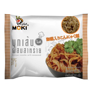 🔥*พร้อมส่ง*🔥 โมคิ บุกเส้นผสมสาหร่าย 200 กรัม MOKI Konjac Noodle with Seawood 200 g