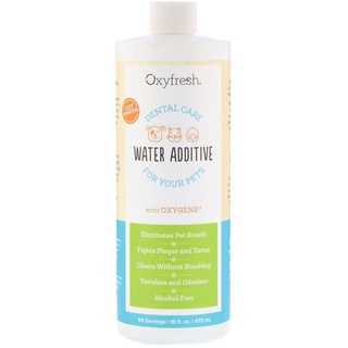 Oxyfresh​ 473ml. Exp.06/2024 Pet​ Dental​ Water​ Additive​ ผลิตภัณฑ์ผสมน้ำดื่มสำหรับสุนัขและแมว​exp.