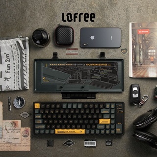 LOFREE Wanderfree Bluetooth wireless mechanical keyboard gaming office dual-mode 5.0 multi-system tea axis 84 keys from xiaomi