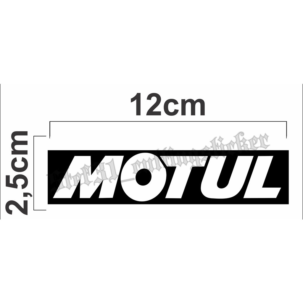 สติ๊กเกอร์ตัดโลโก้ Motul สติ๊กเกอร์ Motul