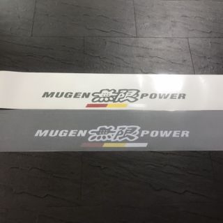 สติ๊กเกอร์​บังแดดซีทรูลาย​ MUGEN​POWER​ ติดบังแดด รถ HONDA​ ทุกรุ่น