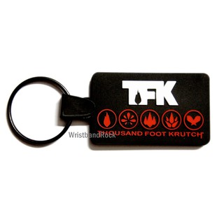 Thousand Foot Krutch พวงกุญแจ ยาง เท่ๆ   อีโม ร็อค เมทัล  พร้อมส่ง TKH362