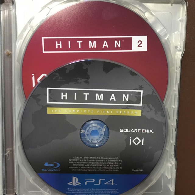 แผ่นเกมส์ Hitman 1-2 Ps4 มือสอง