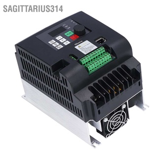 Sagittarius314 NFLIXIN Frequency Converter Single Phase to 3 4KW Motor Vector Inverter 9600D‑1T3‑00400G