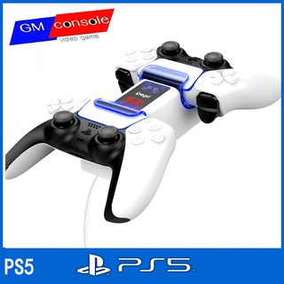 PlayStation5 แท่นชาร์จจอยเกม ไฟ LED DualSense PS5 Dual Charging Dock IPEGA PG-P5003