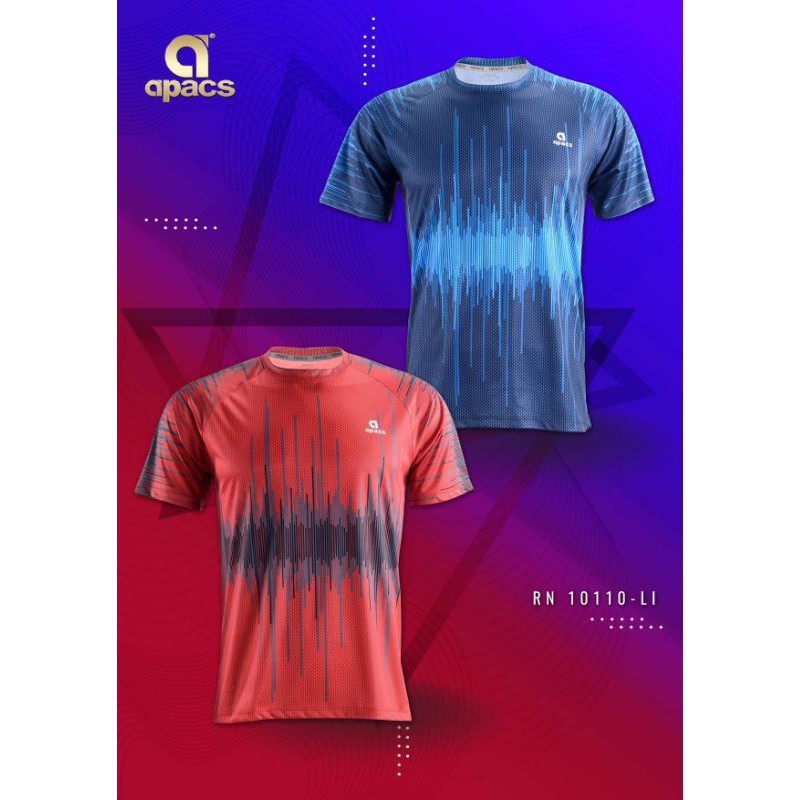 เสื้อยืดแบดมินตัน Apacs 10110