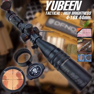 กล้องYUBEEN TACTICAL 4-16x44mm. HIGH BRIGHTNESS [ออฟชั่นครบเครื่อง คุณภาพครบครัน‼️]