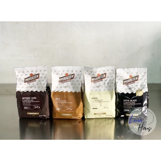 Van Houten Chocolate Compound White/Milk/Semi/Intense Dark/Satin Black ขนาด 1 kg. (Coins) ช็อคโกแลต คอมพาวด์ แวนฮูเต็น